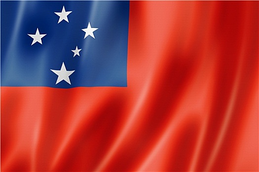 萨摩亚群岛,旗帜