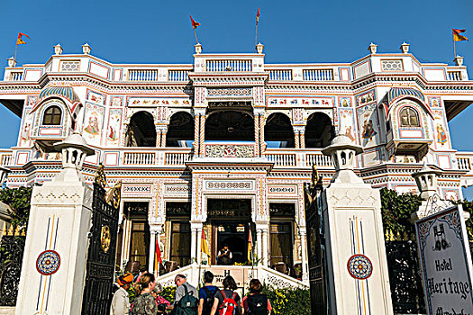 酒店,文化遗产,沙卡瓦蒂,区域,拉贾斯坦邦,印度,亚洲