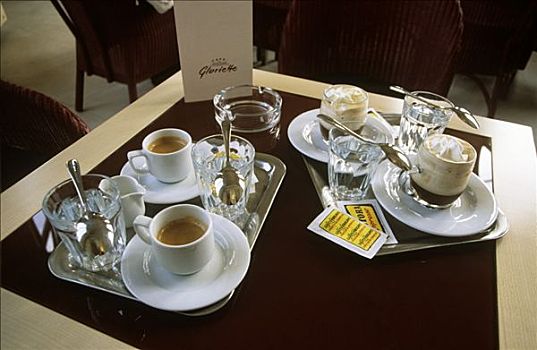 咖啡,美食,维也纳