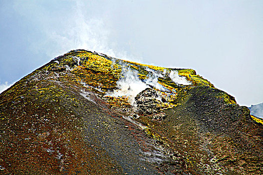 意大利,西西里,埃特纳火山,火山