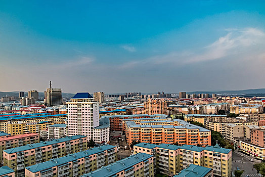 黑龙江省牡丹江市都市建筑景观