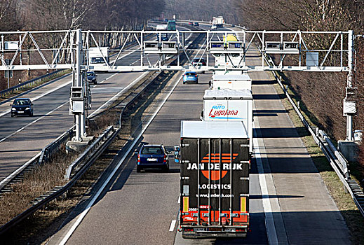 高速公路,收集,德国,公路,靠近,北莱茵威斯特伐利亚,欧洲