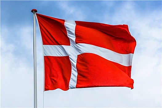 丹麦人,旗帜,红色,白色,彩色