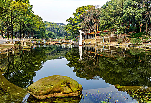 湖南烈士公园冬景