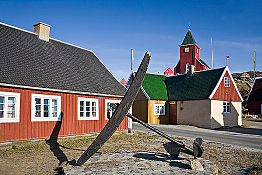 房子,殖民地,中心,格陵兰