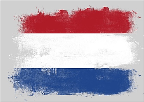 旗帜,荷兰,涂绘,画刷