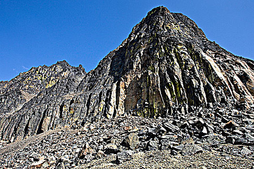 玄武岩,柱子,山,山峦,不列颠哥伦比亚省,加拿大