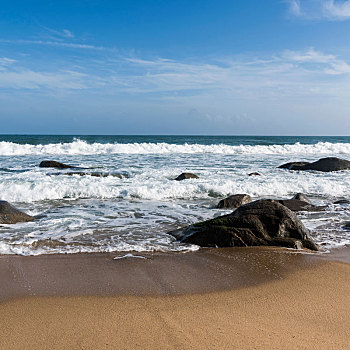 海南万宁香水湾海岸风光