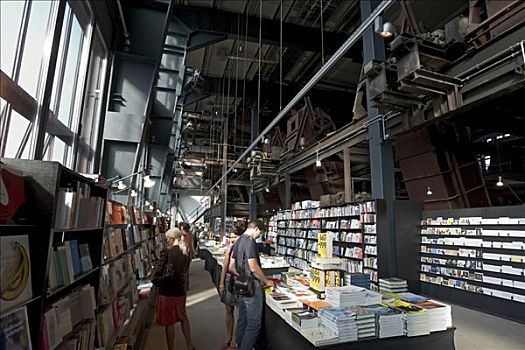书店,中心,煤矿,埃森,北莱茵威斯特伐利亚,德国