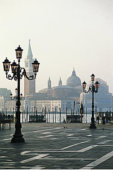 路灯,圣马科,威尼斯,意大利