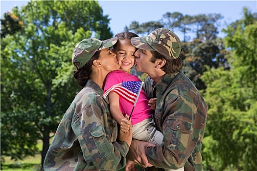 军队,父母,女儿