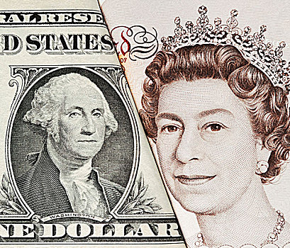 美元,货币,英国,北美,特写