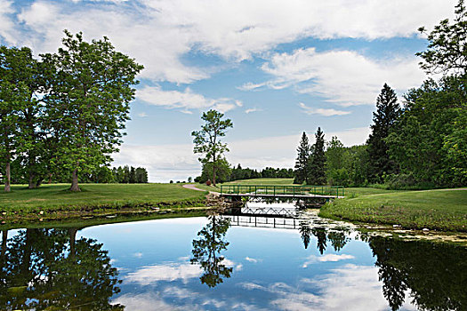 高尔夫球场,省立公园,曼尼托巴,加拿大