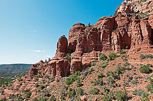 悬崖,红色,砂岩,塞多纳,亚利桑那,美国