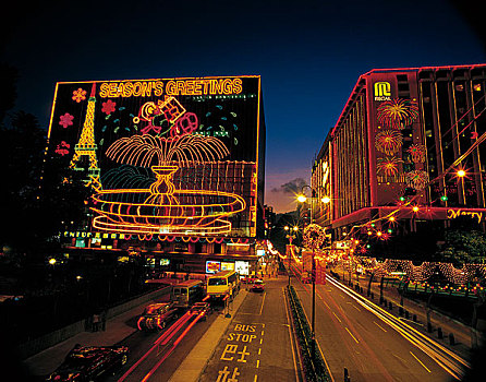 香港回归十周年图片展览尖东灯饰