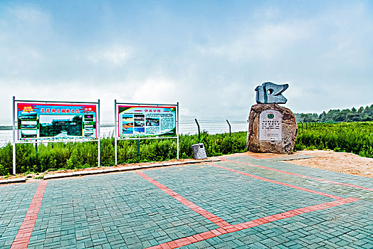 吉林省珲春市图们江外滩建筑景观