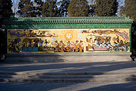日坛公园内壁画