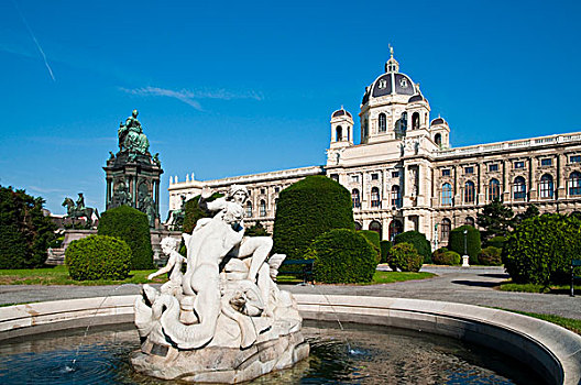 纪念建筑,博物馆,艺术,环城大道,街道,维也纳,奥地利,欧洲