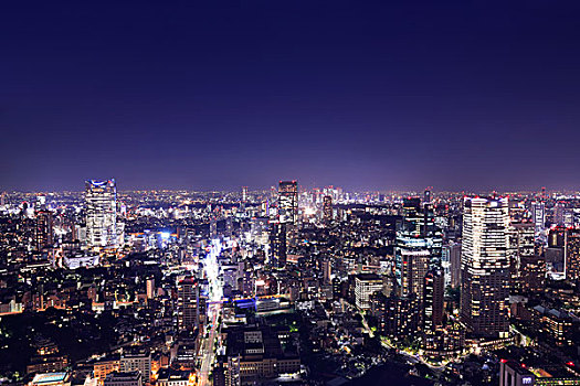 夜景,东京