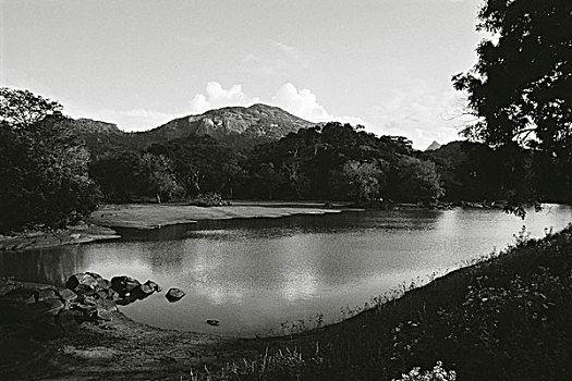 斯里兰卡,风景,湖