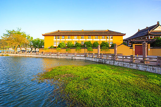 寺院,寺庙,阳光,蓝天