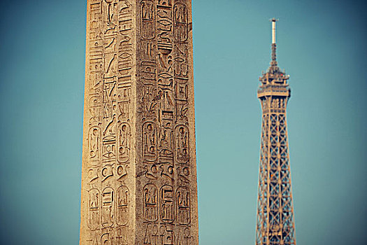 路克索神庙,埃及,方尖塔,埃菲尔铁塔,中心,地点,协和飞机