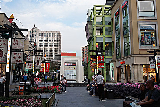 上海浦东金桥国际商业街区景观