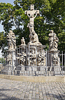 磨难,多,雕塑,1715年,班贝格,巴伐利亚,德国,欧洲
