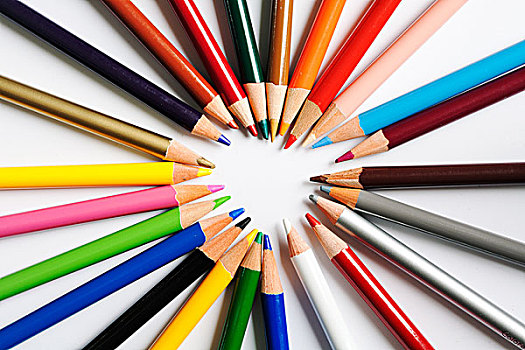 彩色铅笔,绘画笔