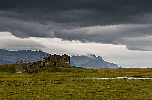 风景,靠近,冰岛,欧洲