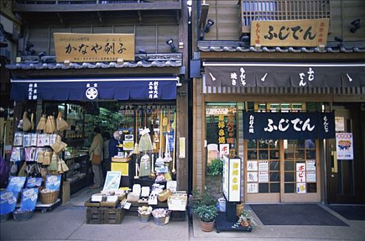 日本,东京,浅草,传统,店,餐馆