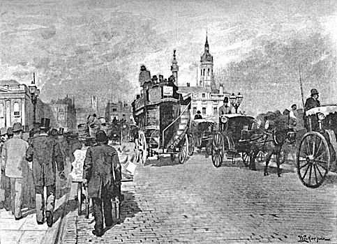 伦敦桥,1891年,艺术家