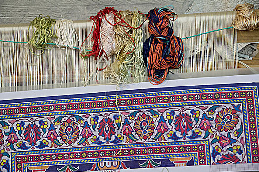 土耳其,卡帕多西亚,地毯,编织,一个,职业,世界