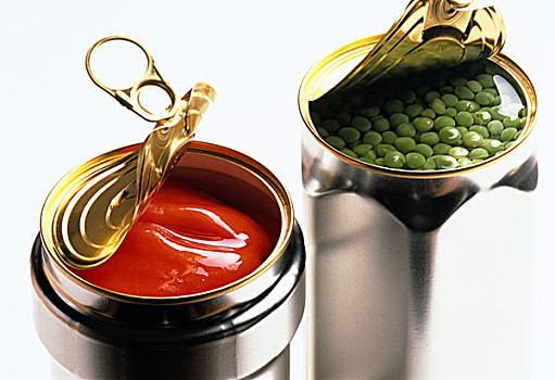 罐头,红椒,豌豆