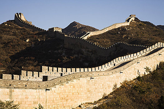 加固墙,山,长城,八达岭,中国