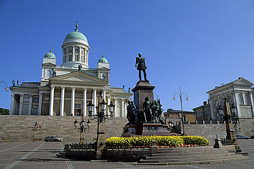 芬兰,赫尔辛基,市区,参议院,大教堂