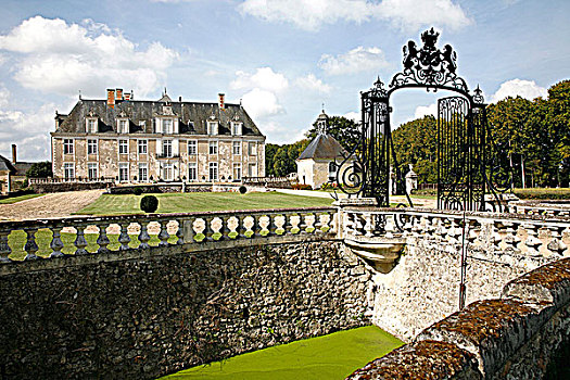 法国,中心,卢瓦尔河,城堡,17世纪,18世纪,世纪