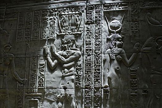 室内,象形文字,卡尔纳克神庙,路克索神庙,埃及,北非