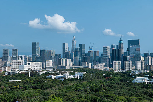 深圳南山全景粤海街道全景