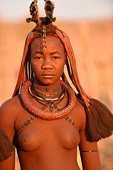 头像,年轻,婚姻,考科韦尔德,纳米比亚,非洲