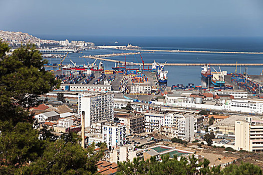 阿尔及利亚,城市,港口,纪念建筑,阿尔及尔