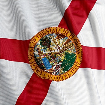 佛罗里达,旗帜,特写