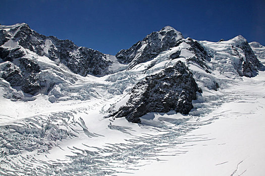 新西兰库克山冰川