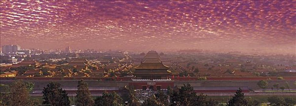 故宫,国王,黄昏,北京,中国