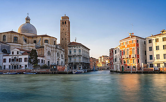 教堂,教会,大运河,威尼斯,意大利,欧洲