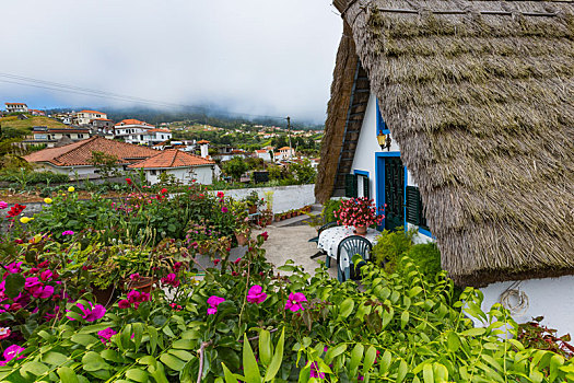 传统,乡村,房子,马德拉岛,葡萄牙