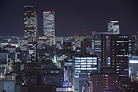 斑点,名古屋,电视塔,日本