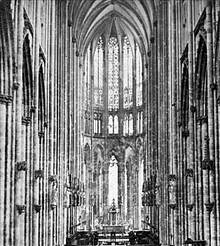科隆大教堂,早,20世纪