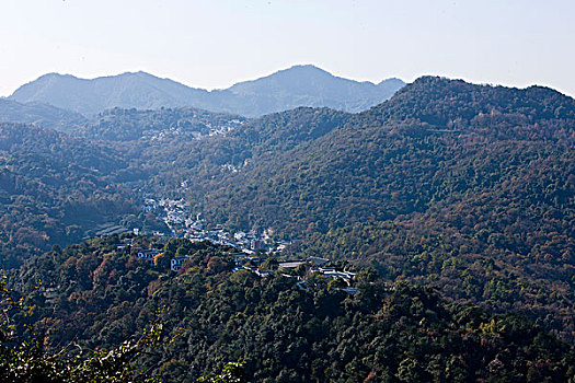 杭州满觉陇全景