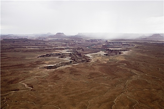 风景,俯瞰,峡谷地国家公园